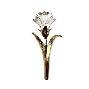 Rare Vintage Swarovski Crystal Lilly Flower Brooch Pin Memories Collection